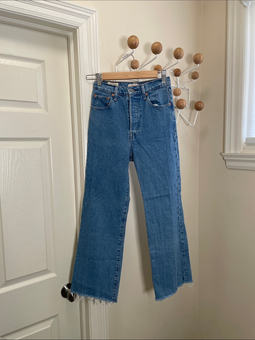 Levi's - Ribcage Straight Ankle Denim Jeans - Blue - 25